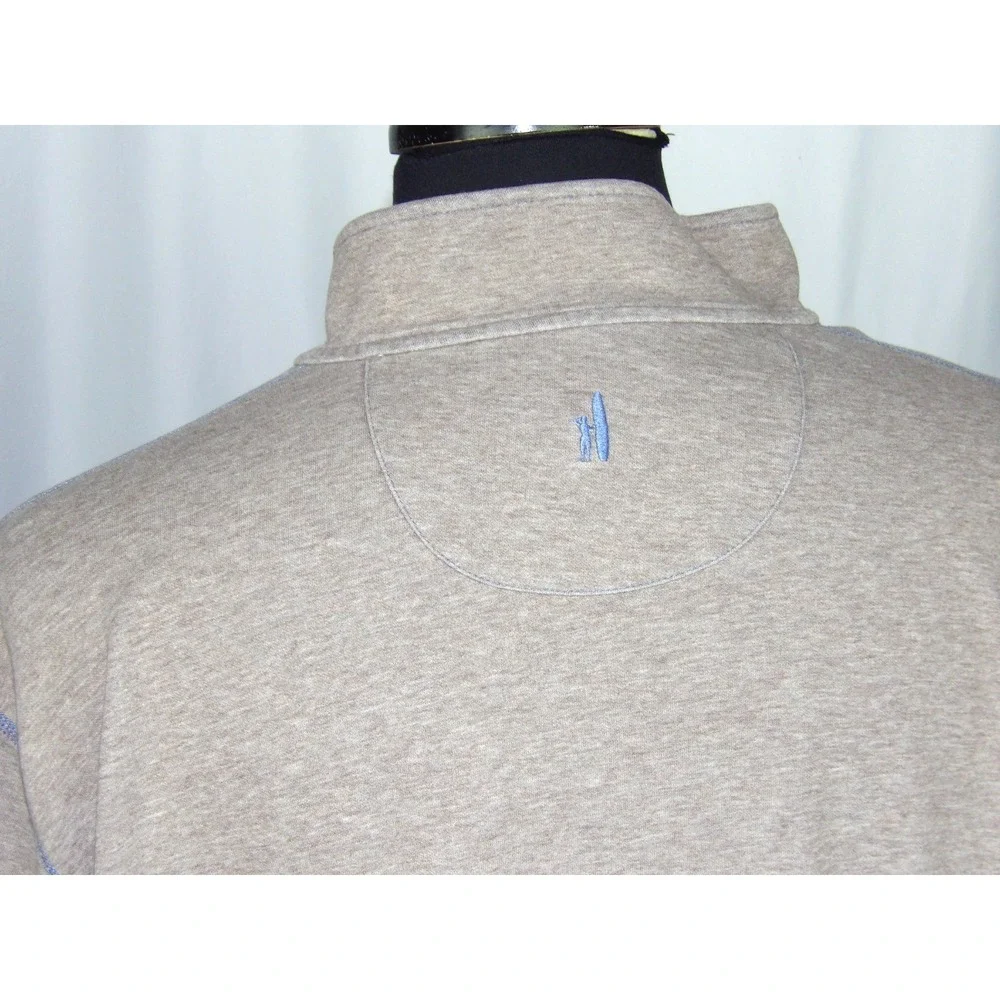 johnnie-O Reversible Light Weight Collared 1/4 Zip Knit Sweater Men's XXL